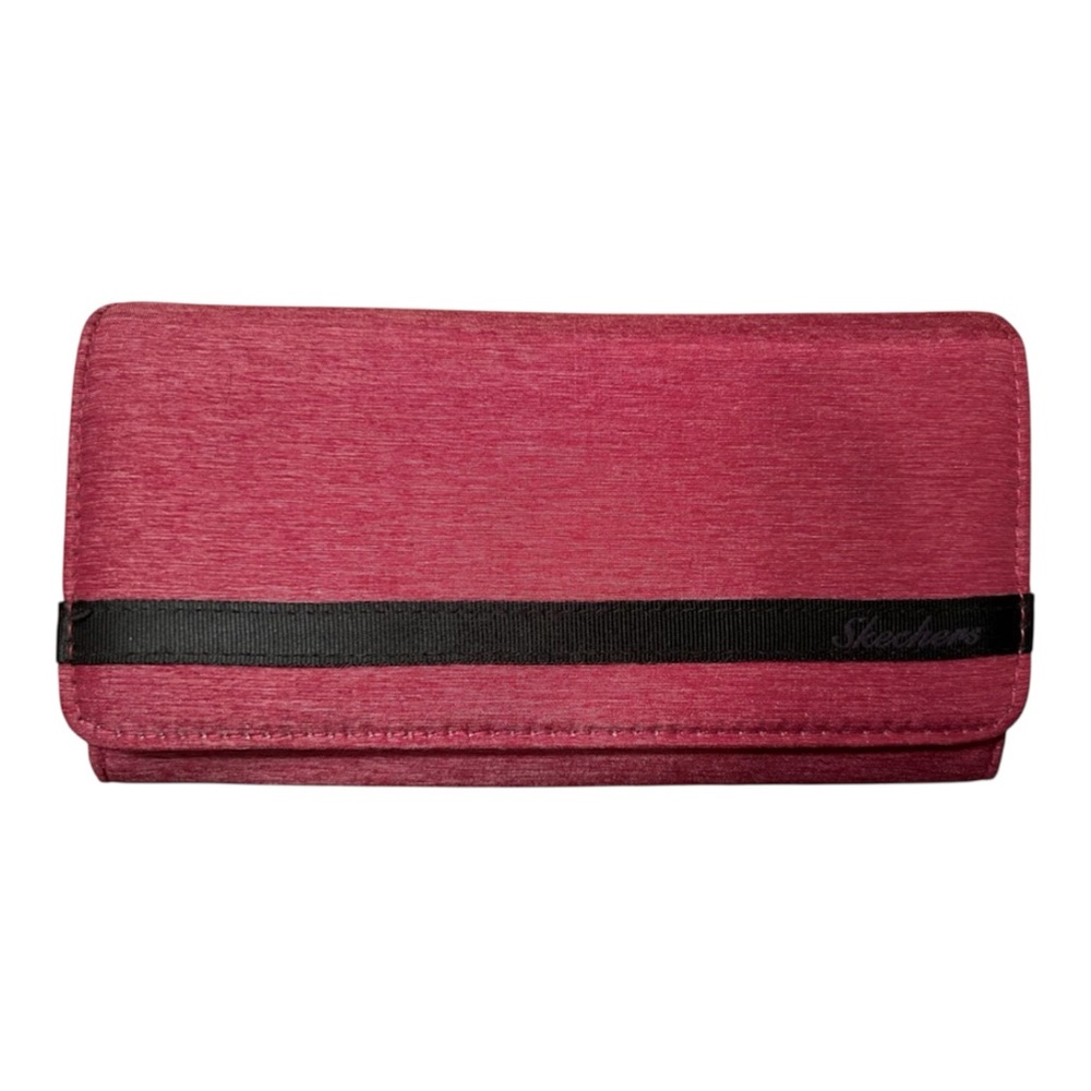 Skechers Maroon Ladies Trifold Wallet